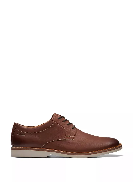 Men's casual shoes with a soft insole for cushioning Clarks Aticus Laced Casual Shoes, Dark Tan Men's casual shoes with a soft insole for cushioning Clarks Aticus Laced Casual Shoes, Dark Tan