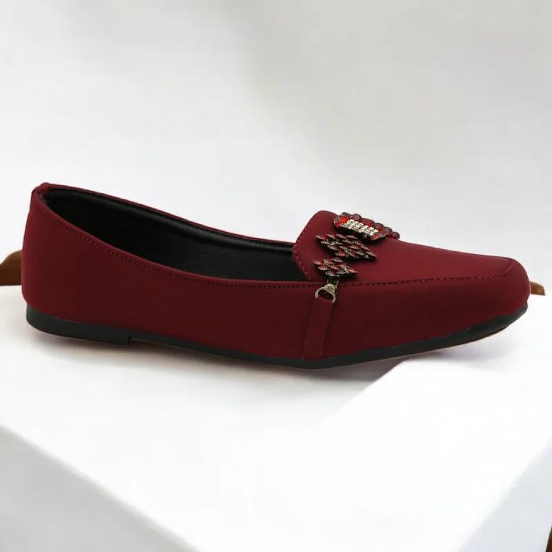 Men's slippers with a decorative pom - pom or tassel M0521 flat pump