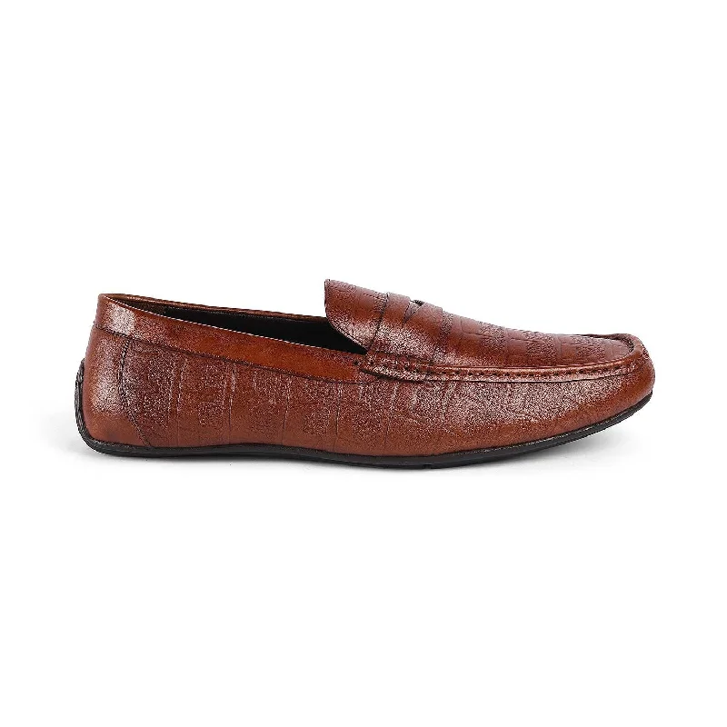 Men's loafers with a moc - toe design Men's loafers with a moc - toe design Tresmode Miland Tan Men's Leather Penny Driving Loafers Men's loafers with a moc - toe design Men's loafers with a moc - toe design Tresmode Miland Tan Men's Leather Penny Driving Loafers