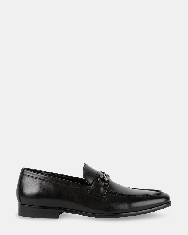 Men's leather loafers with a penny slot Men's leather loafers with a penny slot LEDGER BLACK LEATHER Men's leather loafers with a penny slot Men's leather loafers with a penny slot LEDGER BLACK LEATHER