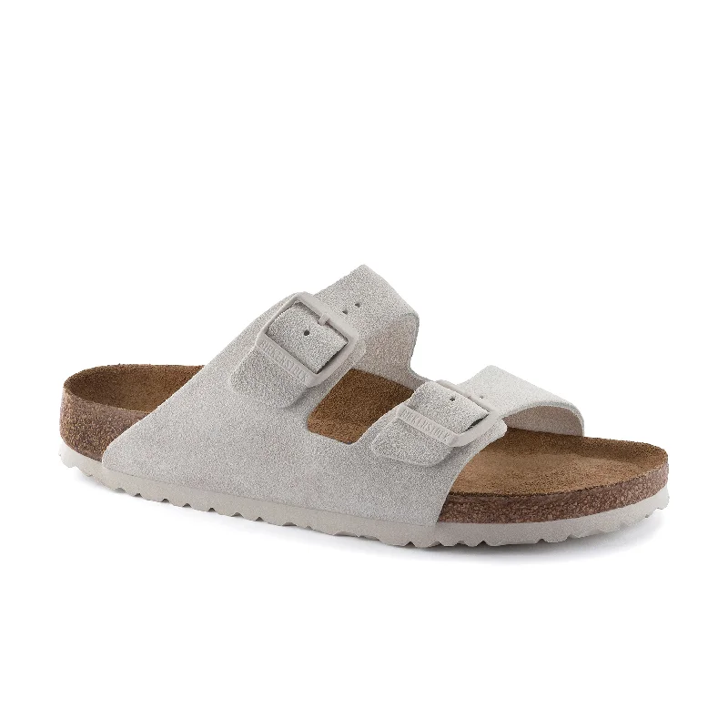 Men's sandals with a flexible sole for easy movement Men's sandals with a flexible sole for easy movement Arizona SFB Antique White Suede Leather