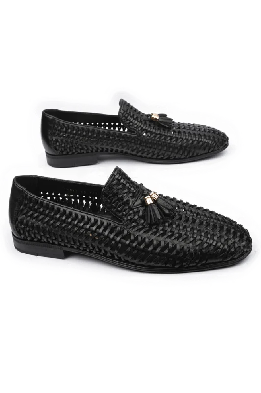 Men's loafers with a leather lining for comfort Men's loafers with a leather lining for comfort LOGO 11012 BKW Men's loafers with a leather lining for comfort Men's loafers with a leather lining for comfort LOGO 11012 BKW