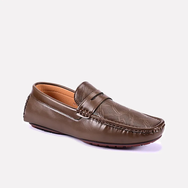 Men's loafers with a perforated leather upper for ventilation Men's loafers with a perforated leather upper for ventilation Duncan Brown Textured Penny Loafers 0130828 Men's loafers with a perforated leather upper for ventilation Men's loafers with a perforated leather upper for ventilation Duncan Brown Textured Penny Loafers 0130828