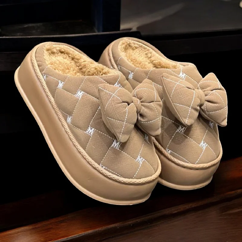 Men's slippers with a soft, flexible sole Maliana bow comfy