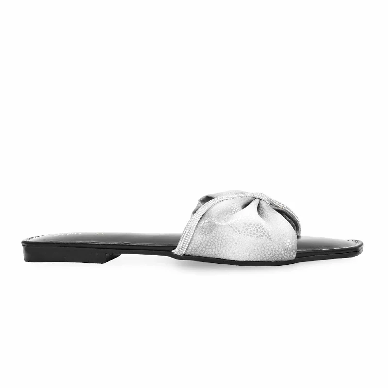 Men's slippers with a soft, flexible sole Grey Casual Slipper CL1801