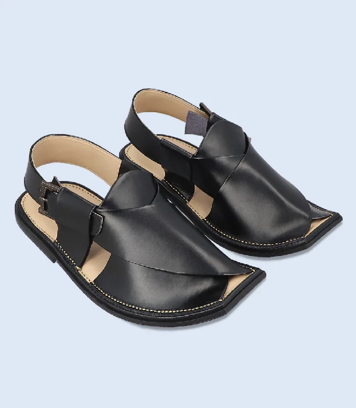 Men's sandals with a durable outer sole Men's sandals with a durable outer sole BM5503-BLACK-Men Peshawari Chappal Men's sandals with a durable outer sole Men's sandals with a durable outer sole BM5503-BLACK-Men Peshawari Chappal