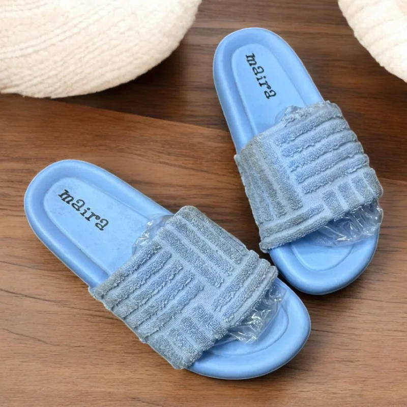 Men's slippers with a non - slip outsole for safety Blue slipper