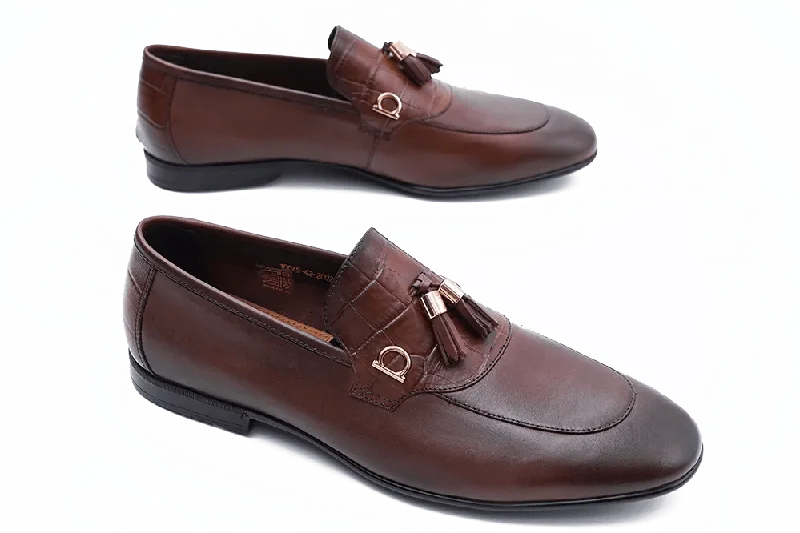 Men's leather loafers with a penny slot Men's leather loafers with a penny slot LOGO 10045 BRC Men's leather loafers with a penny slot Men's leather loafers with a penny slot LOGO 10045 BRC