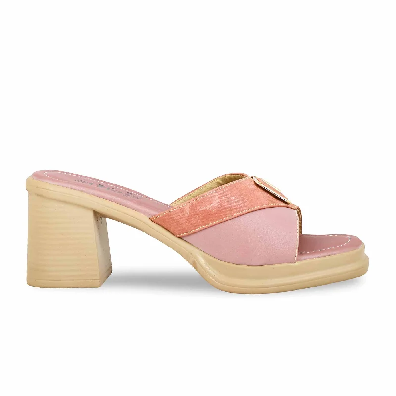 Men's slippers with a memory foam insole Pink Formal Slipper PU0499