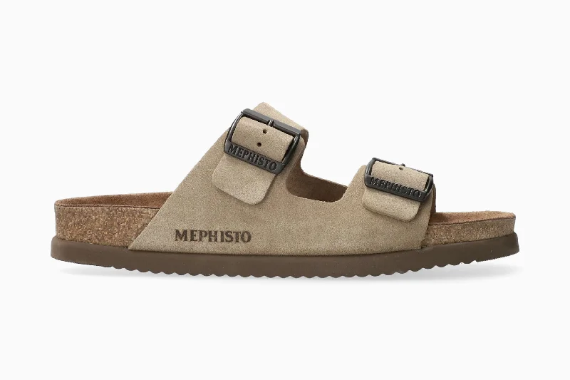 Men's sandals with a decorative buckle or charm Men's sandals with a decorative buckle or charm Nerio - Warm Grey Men's sandals with a decorative buckle or charm Men's sandals with a decorative buckle or charm Nerio - Warm Grey