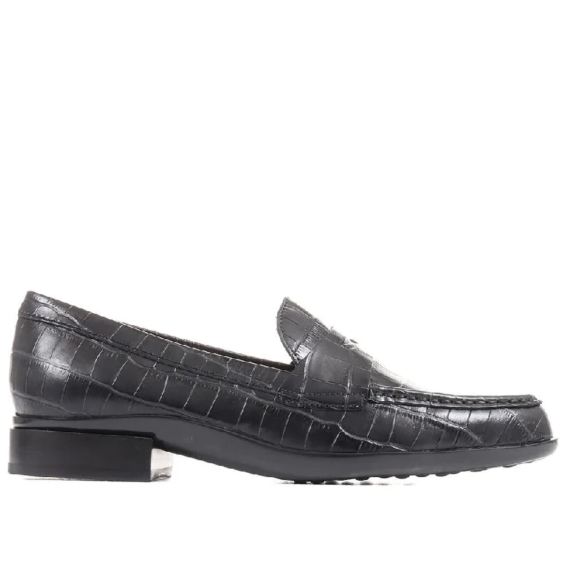 Men's casual shoes with a floral print for a unique style Gessa Leather Penny Loafers - GESSA / 323 117 Men's casual shoes with a floral print for a unique style Gessa Leather Penny Loafers - GESSA / 323 117