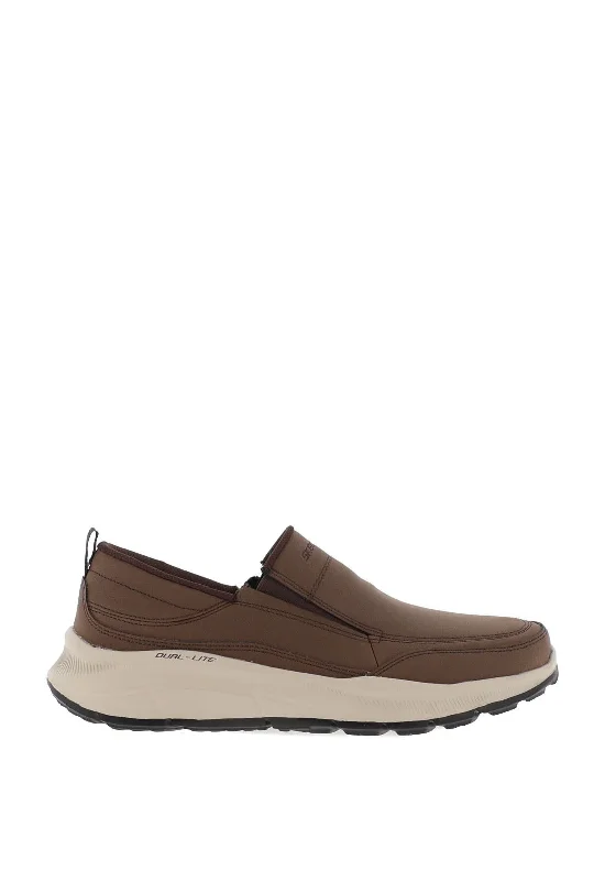 Men's casual shoes with a sporty look and feel Skechers Men’s Equaliser 5.0 Memory Foam Slip On Casual Shoes, Chocolate Men's casual shoes with a sporty look and feel Skechers Men’s Equaliser 5.0 Memory Foam Slip On Casual Shoes, Chocolate