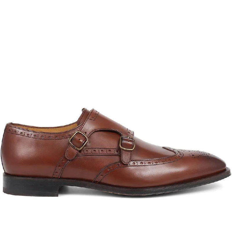 Men's casual shoes with a low - profile design Chilton Leather Double Strap Monk Shoes - CHILTON / 323 782 Men's casual shoes with a low - profile design Chilton Leather Double Strap Monk Shoes - CHILTON / 323 782