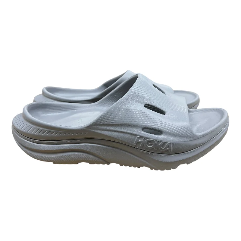 Men's sandals with a buckle closure Men's sandals with a buckle closure Sandals Sport By Hoka In Grey, Size:8 Men's sandals with a buckle closure Men's sandals with a buckle closure Sandals Sport By Hoka In Grey, Size:8
