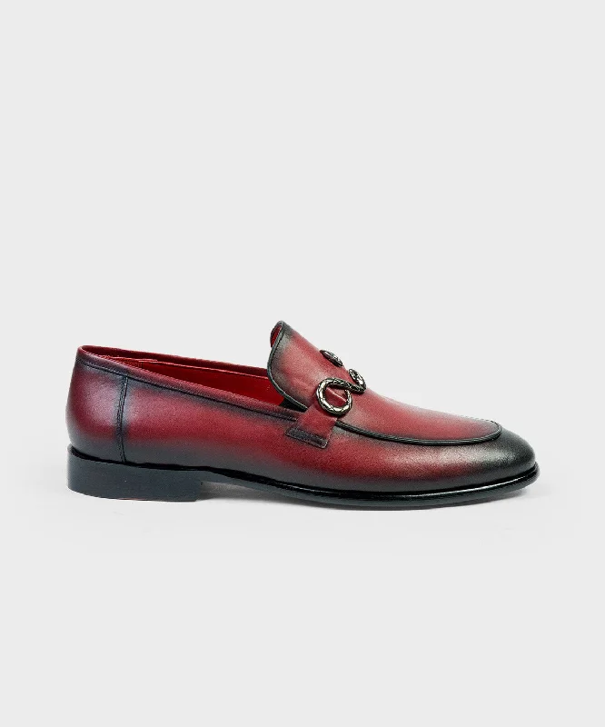 Men's loafers with a cushioned footbed Men's loafers with a cushioned footbed Snake Detail Loafers