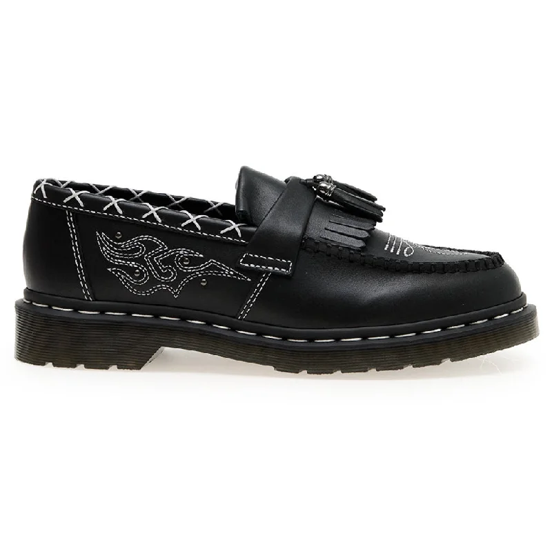 Men's casual shoes with a padded heel for comfort Dr. Martens Adrian GA Wanama Leather Unisex Loafers Shoes Men's casual shoes with a padded heel for comfort Dr. Martens Adrian GA Wanama Leather Unisex Loafers Shoes