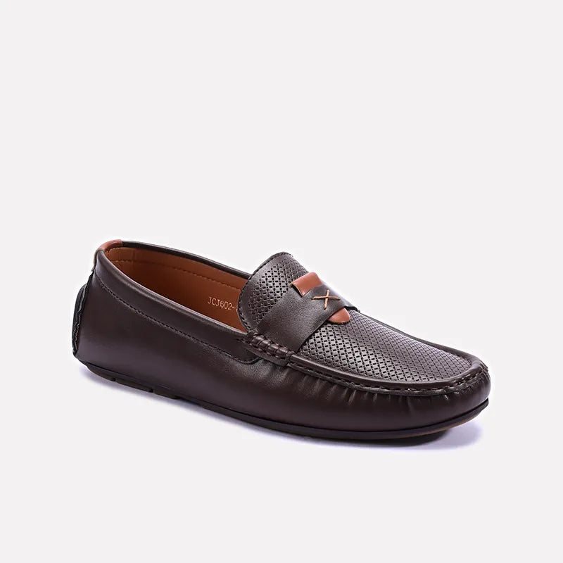 Men's loafers with a low - heeled design Men's loafers with a low - heeled design Brown Classic Loafers Men 0130948 Men's loafers with a low - heeled design Men's loafers with a low - heeled design Brown Classic Loafers Men 0130948