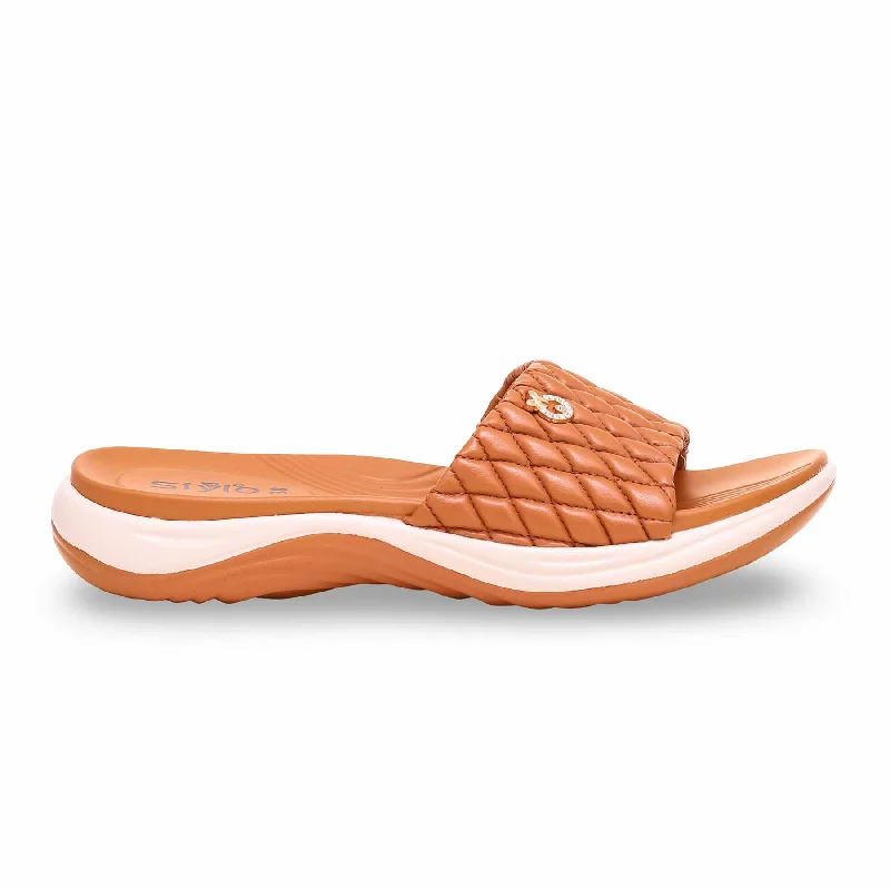 Men's slippers with a memory foam insole Mustard Formal Slipper PU0350