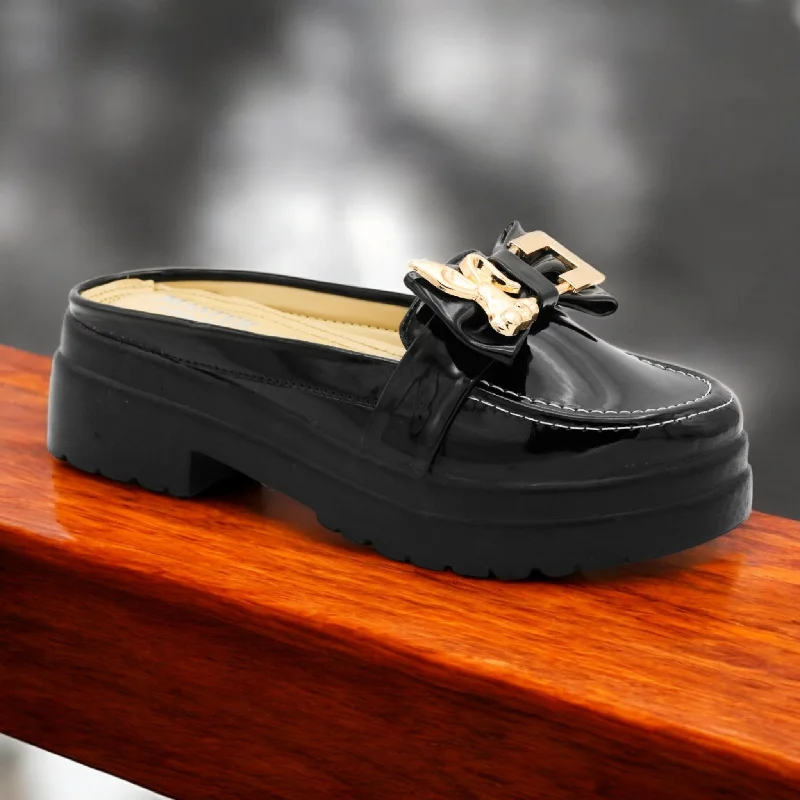 Men's slippers with a memory foam insole M0498 open back