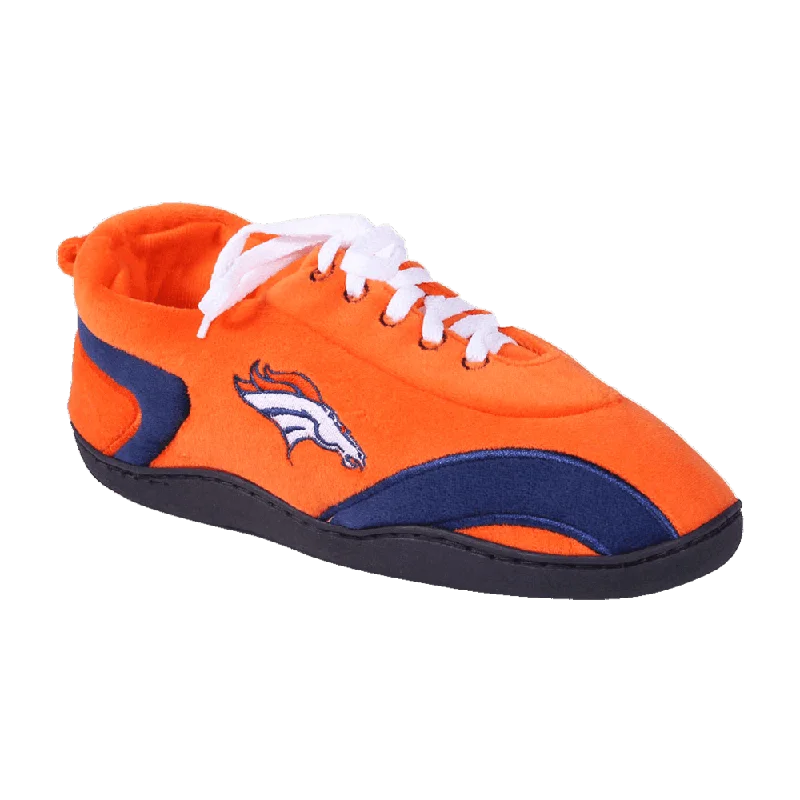 Men's slippers with a leather sole for a classic look Denver Broncos All Around