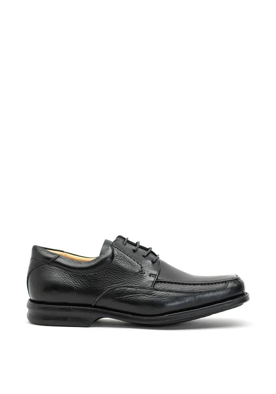 Men's casual shoes with a floral print for a unique style Anatomic & Co Goias Wide Fit Lace Up Leather Shoes, Black Men's casual shoes with a floral print for a unique style Anatomic & Co Goias Wide Fit Lace Up Leather Shoes, Black