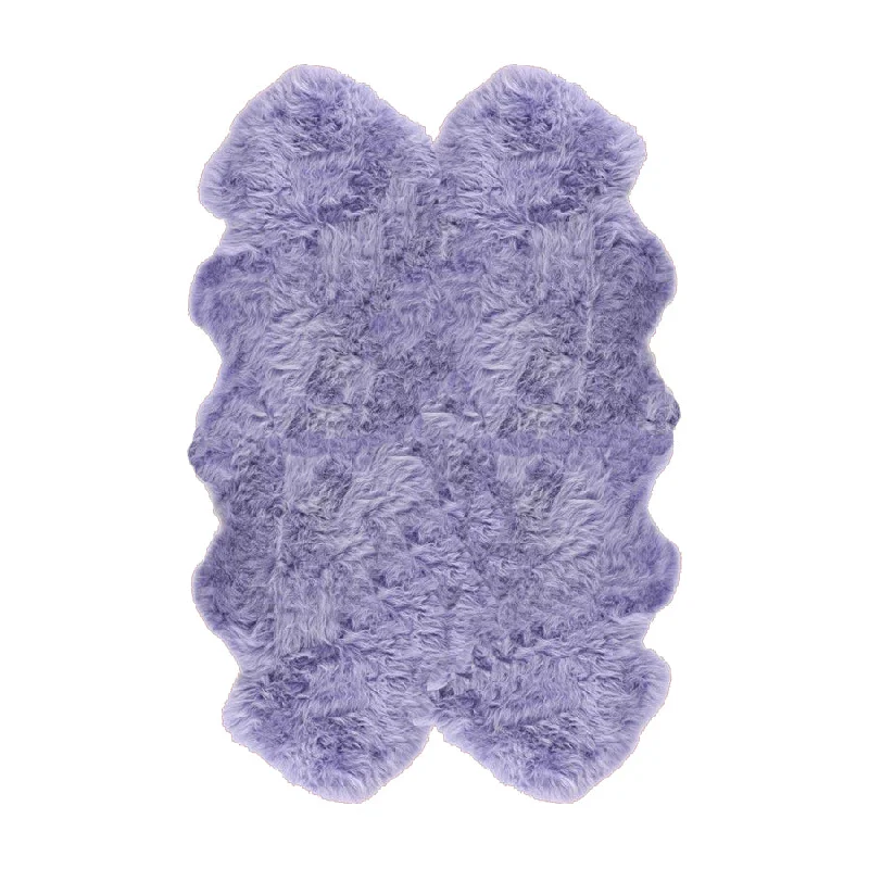 Men's slippers with a removable insole for cleaning Quadruple Sheepskin Rug Colour Lilac Men's slippers with a removable insole for cleaning Quadruple Sheepskin Rug Colour Lilac