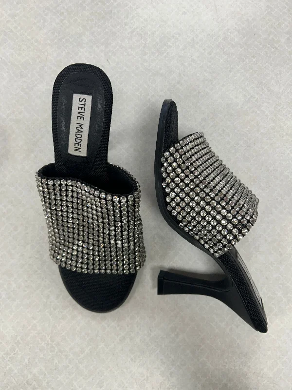 Men's sandals with a wide strap for support Men's sandals with a wide strap for support Sandals Heels Kitten By Steve Madden In Black & Silver, Size:6 Men's sandals with a wide strap for support Men's sandals with a wide strap for support Sandals Heels Kitten By Steve Madden In Black & Silver, Size:6