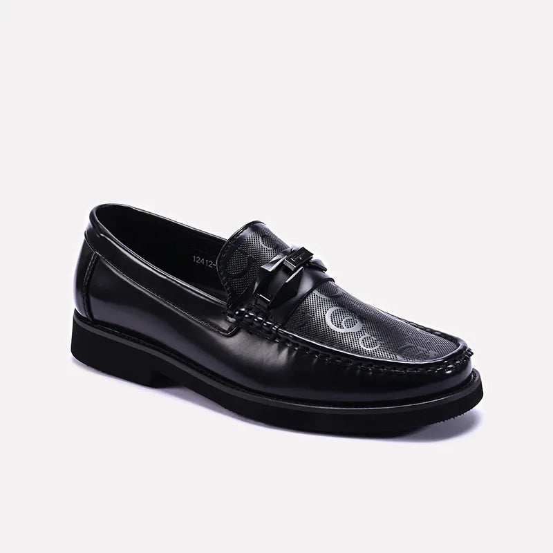 Men's loafers with a moc - toe design Men's loafers with a moc - toe design Black Loafer Shoes 0130976 Men's loafers with a moc - toe design Men's loafers with a moc - toe design Black Loafer Shoes 0130976
