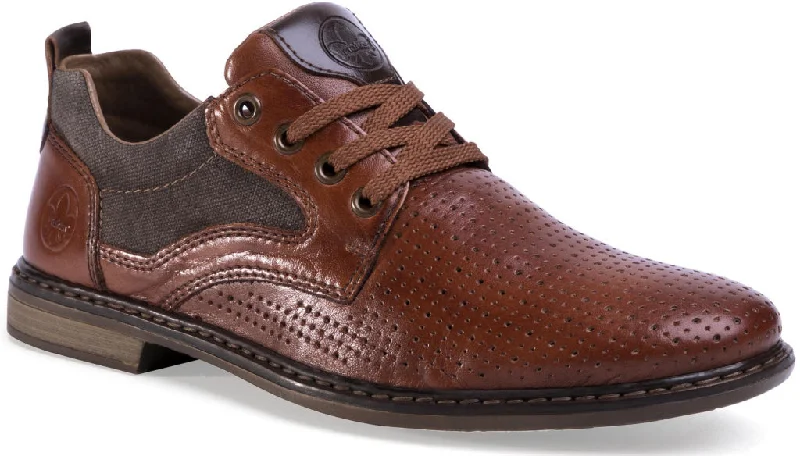 Men's casual shoes with a geometric pattern Rieker 13417
