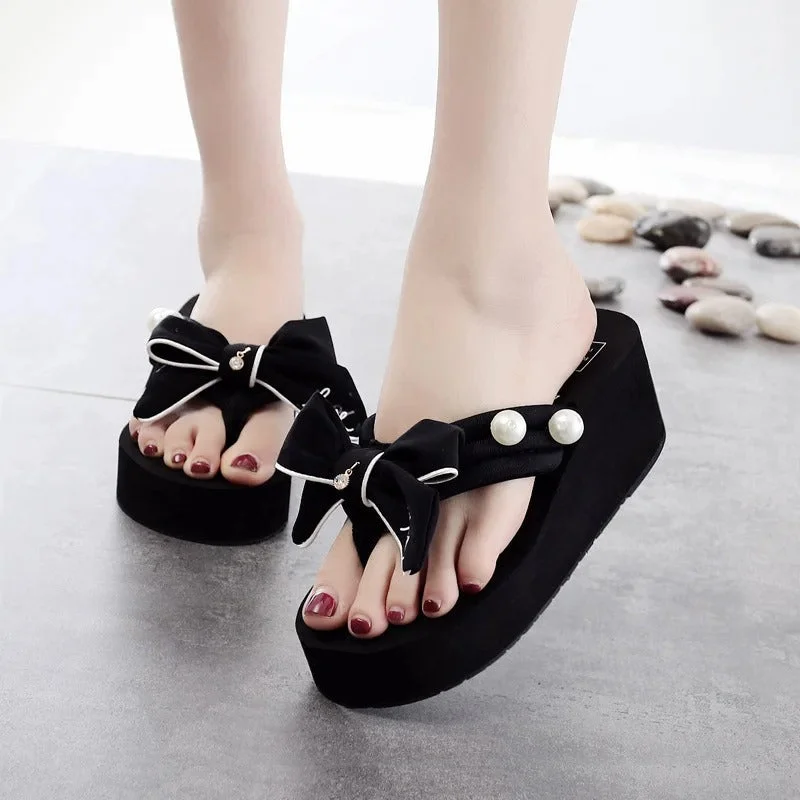 Slipper - boot style men's slippers for cold feet Alispa bow Knot