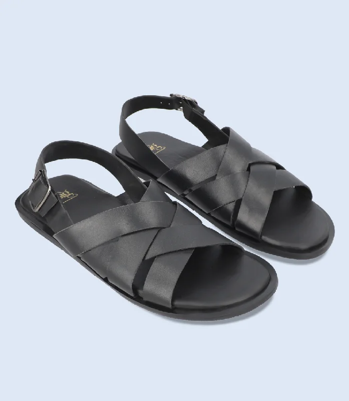 Men's sandals with a padded heel Men's sandals with a padded heel BM5590-BLACK-Men Sandals Men's sandals with a padded heel Men's sandals with a padded heel BM5590-BLACK-Men Sandals
