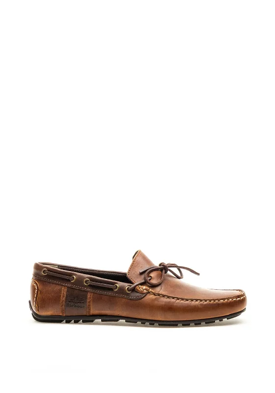 Men's casual shoes with a sporty look and feel Barbour Clark Loafers, Dark Brown