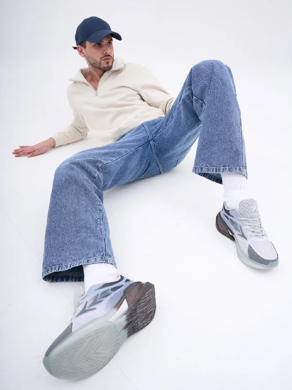 Men's casual shoes with a sporty look and feel FAUSTO Men Grey Sports Running Sneakers|Memory Cushion And Anti-Skid Bounce Back Phylon Sole|All Day Comfortable Walking Shoes|Gym And Training Shoes Men's casual shoes with a sporty look and feel FAUSTO Men Grey Sports Running Sneakers|Memory Cushion And Anti-Skid Bounce Back Phylon Sole|All Day Comfortable Walking Shoes|Gym And Training Shoes