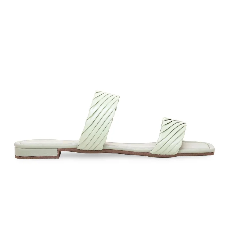 Men's slippers with a soft, flexible sole Seagreen Formal Slipper FR8244