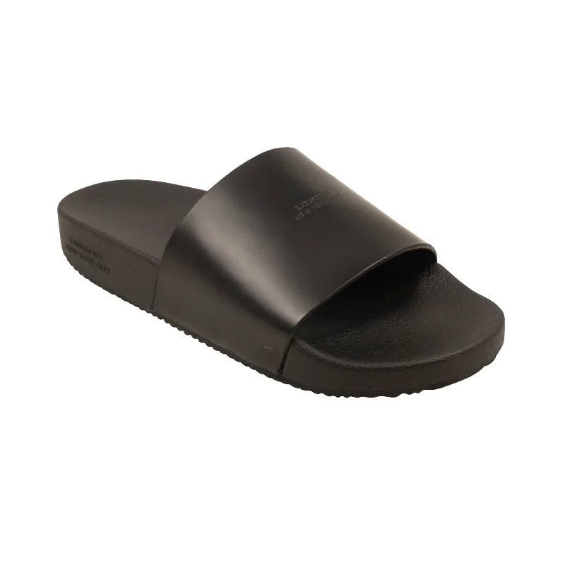 Men's loafers with a leather lining for comfort Men's loafers with a leather lining for comfort Saturdays Nyc Banya Abrasivato Slide - Black Men's loafers with a leather lining for comfort Men's loafers with a leather lining for comfort Saturdays Nyc Banya Abrasivato Slide - Black