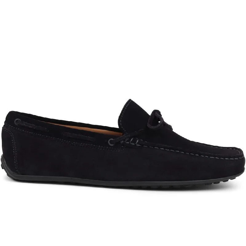 Men's casual shoes with a metallic trim Plymouth Leather Moccasins - PLYMOUTH / 325 094 Men's casual shoes with a metallic trim Plymouth Leather Moccasins - PLYMOUTH / 325 094
