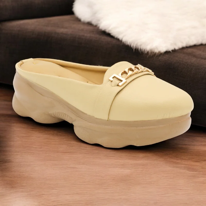 Men's slippers with a removable insole for cleaning M0479 open back