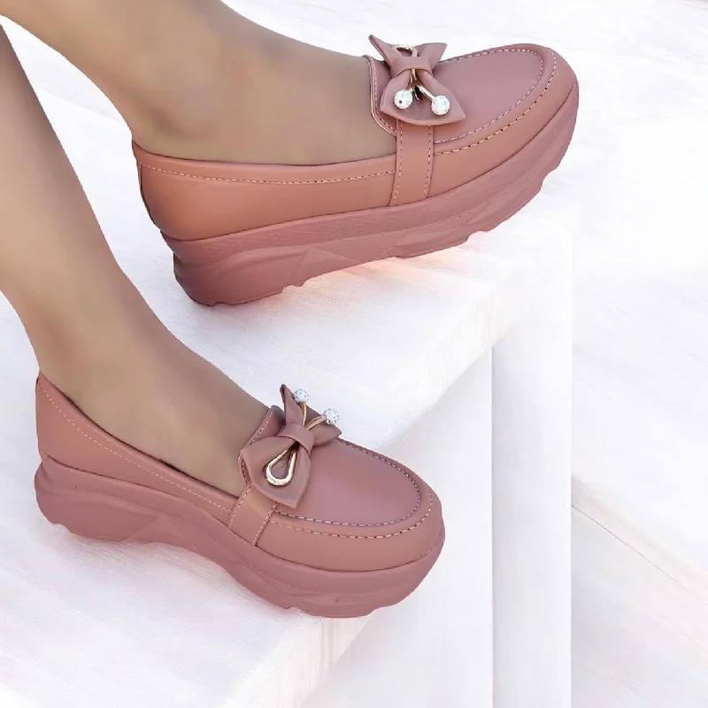 Men's slippers with a rubber sole for outdoor use M0148 wedge pump