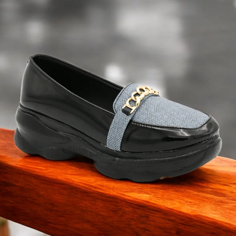 Men's slippers in a warm color like red or brown M0483 wedge pump