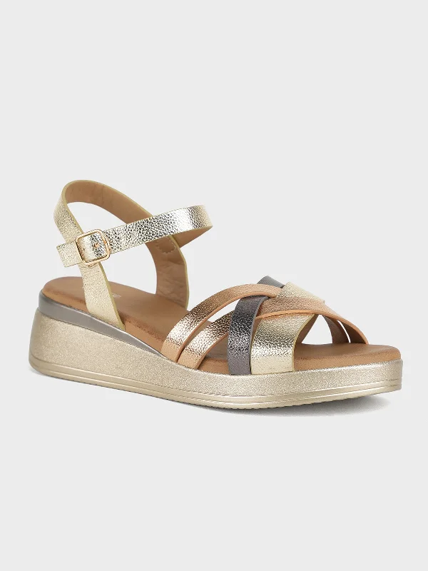 Men's sandals with a shock - absorbing insole Men's sandals with a shock - absorbing insole Womens "Preethi" Comfort Sandals