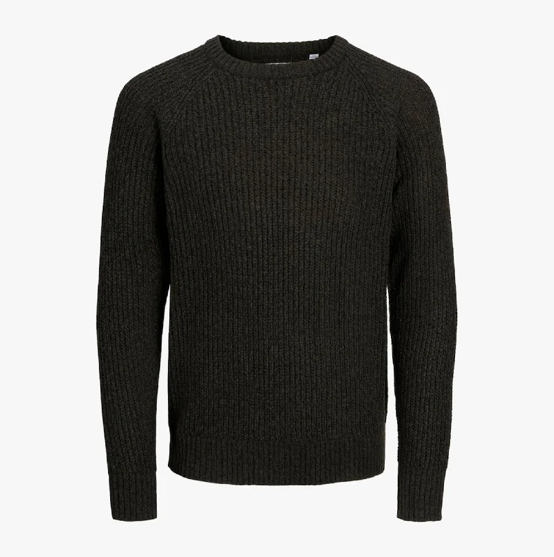 Men's slippers with a Velcro closure for easy on and off Jack & Jones KNIT CREW NECK Mens Jumper Rosin