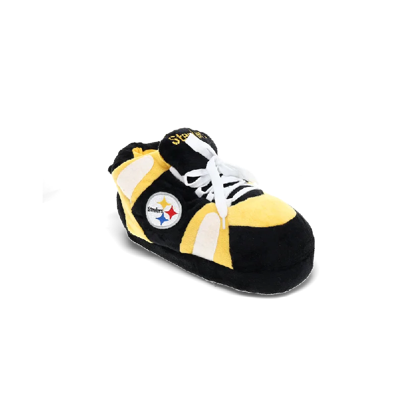 Men's plush slippers with a faux fur lining Pittsburgh Steelers Slippers