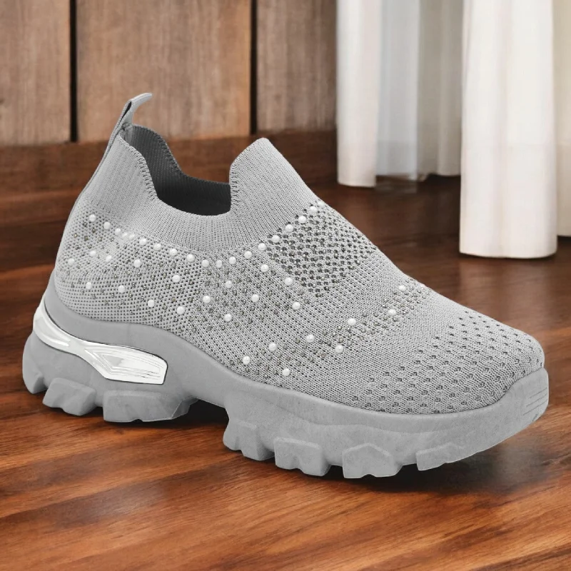 Men's slippers with a shock - absorbing midsole W014 comfy shoes