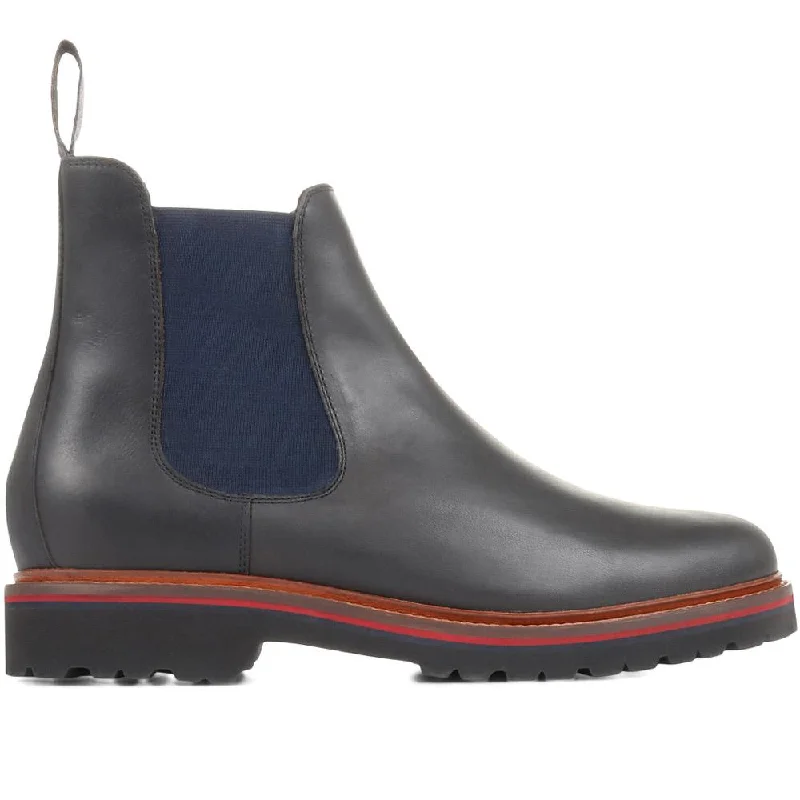 Men's casual shoes with a geometric pattern Beijing Men's Leather Chelsea Boots - BEIJING / 322 328 Men's casual shoes with a geometric pattern Beijing Men's Leather Chelsea Boots - BEIJING / 322 328