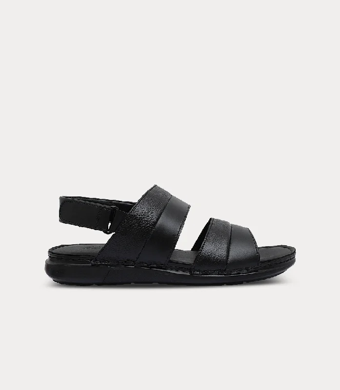 Men's sandals with a decorative buckle or charm Men's sandals with a decorative buckle or charm BM6872-BLACK-Men Sandal Men's sandals with a decorative buckle or charm Men's sandals with a decorative buckle or charm BM6872-BLACK-Men Sandal