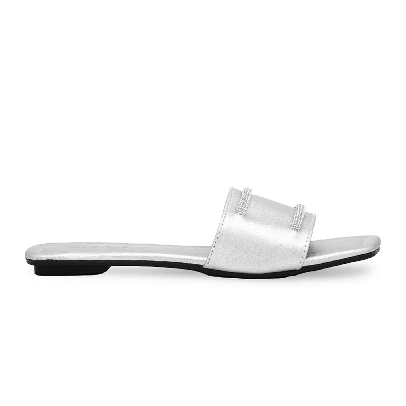Slipper - boot style men's slippers for cold feet Silver Casual Slipper CL1795