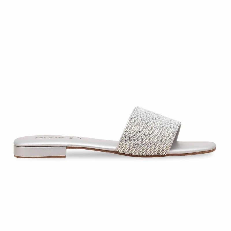 Slipper - boot style men's slippers for cold feet Silver Fancy Slipper FN7862