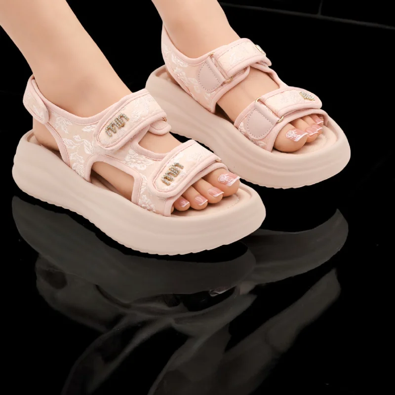 Men's slippers with a rubber sole for outdoor use Xt19 comfy sandal