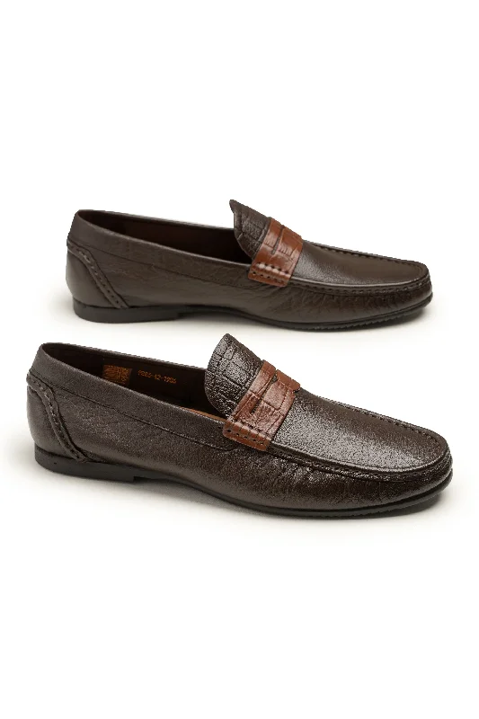 Men's casual shoes with a floral print for a unique style LOGO 9286 BRM