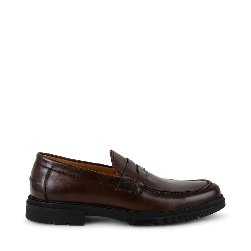 Men's loafers with a low - heeled design Men's loafers with a low - heeled design DONTEY BROWN LEATHER Men's loafers with a low - heeled design Men's loafers with a low - heeled design DONTEY BROWN LEATHER